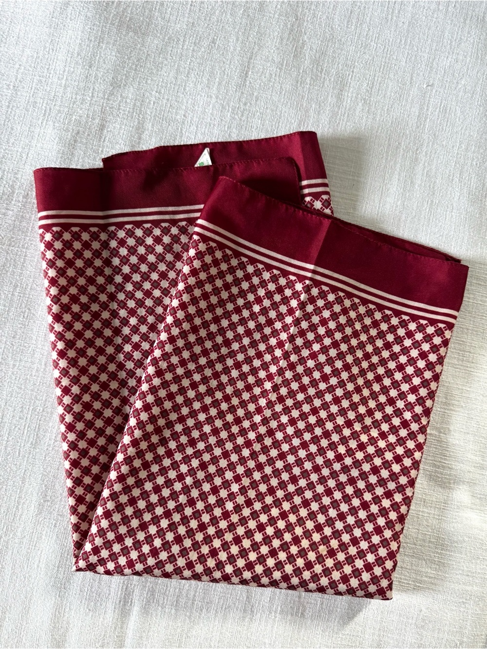 Geometric Print Made in Italy Scarf